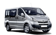 Big minivan service icon for larger group transportation in Mallorca by ABC Transfers.